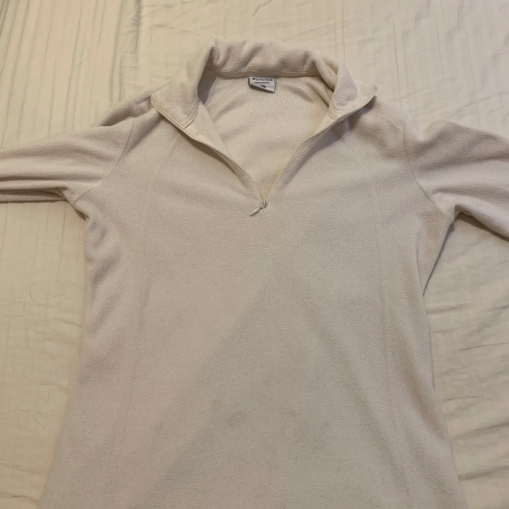 Colombia white zip up thermal small